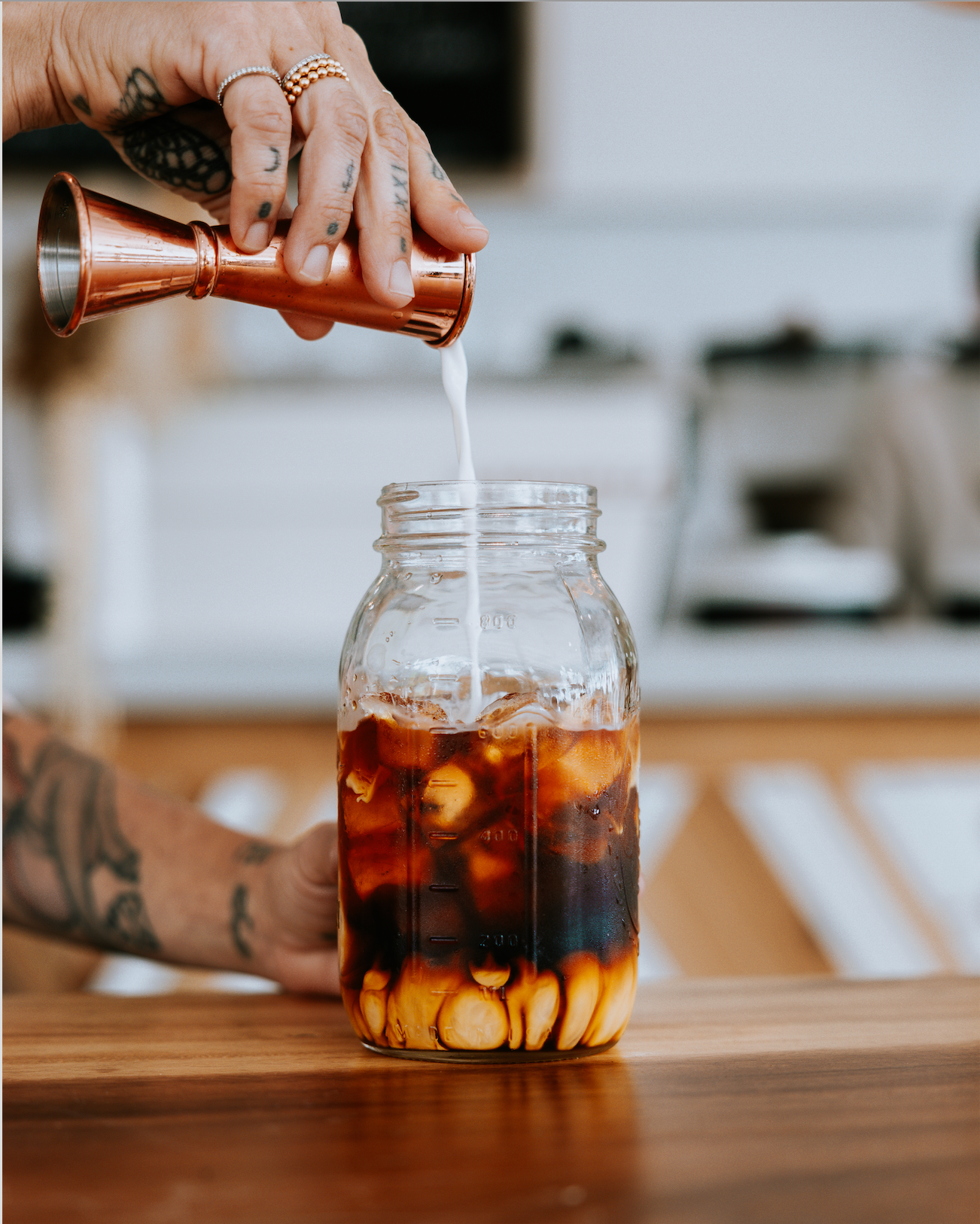 Cold Brew in mason jar